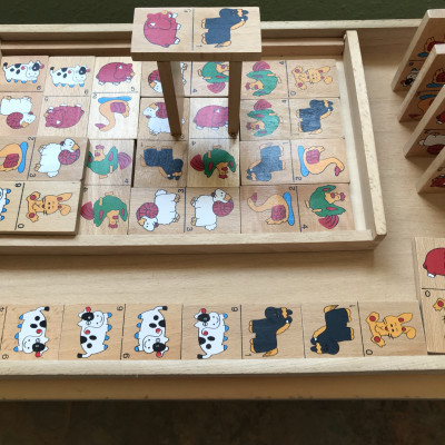 Kreatives Domino